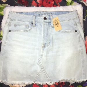 Light Wash Denim Skirt